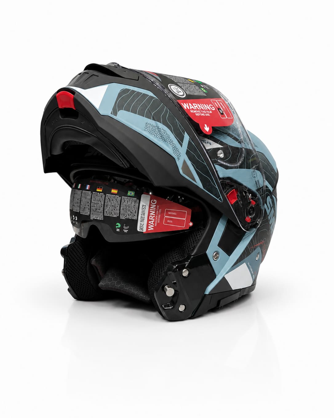 Casque Modulable SMK | ECE 22.06 & DOT – photo 4